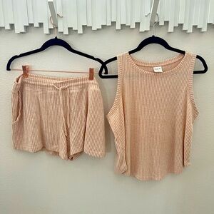 SOMA | matching high neck muscle tank & tie shorts